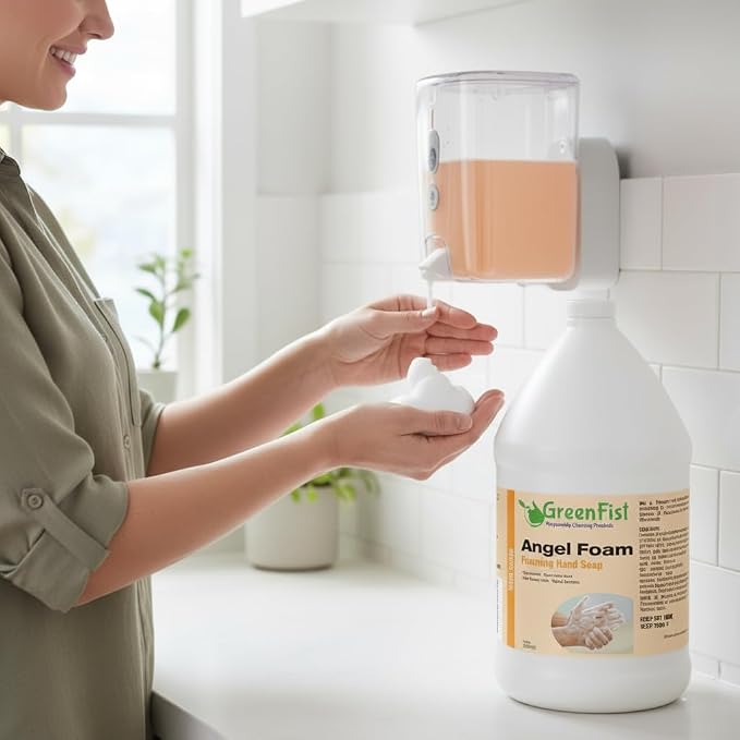 GreenFist Foaming Hand Soap Refills Gentle-Hand Wash Lemon Scent, 128 ounce - Image 2