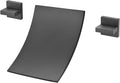SUMERAIN Wall Mount Bathtub Faucet Waterfall Tub Filler Matte Black High Flow by SUMERAINFAUCETS