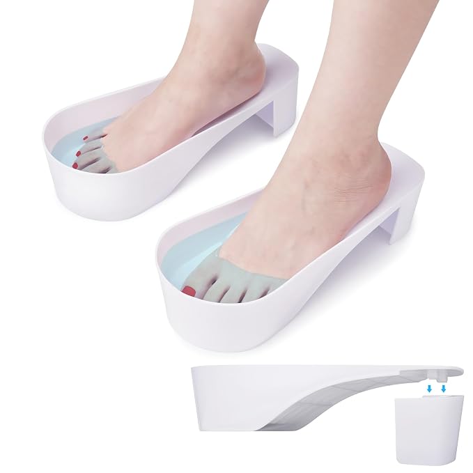 Yokilly Toe Nail Soaking Bowl, Shoe Design Foot Bath Soak Tub Bowl, Acetone by Yokilly
