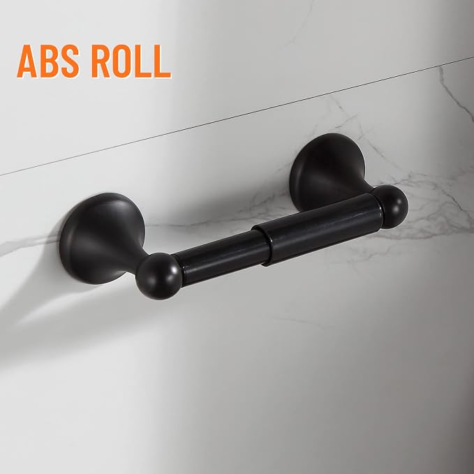 BGL Bathroom Hardware Set, Oil-Rubbed Bronze Adjustable Expandable Towel Bar - Image 4