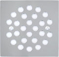4-1/4 Inch Screw-in Square Floor Drain Cover Replacement Shower Grates by poyde