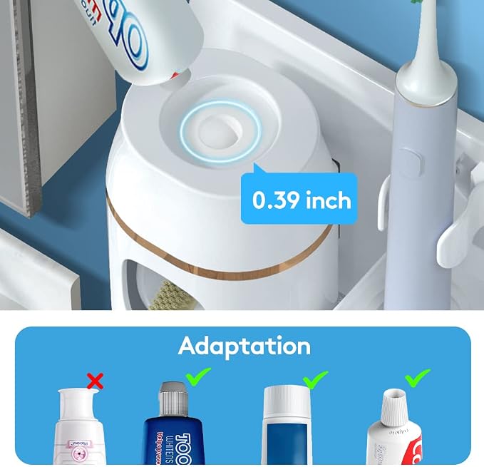 Toothpaste Dispenser Wall Mounted, Automatic Toothpaste Dispenser - Image 3