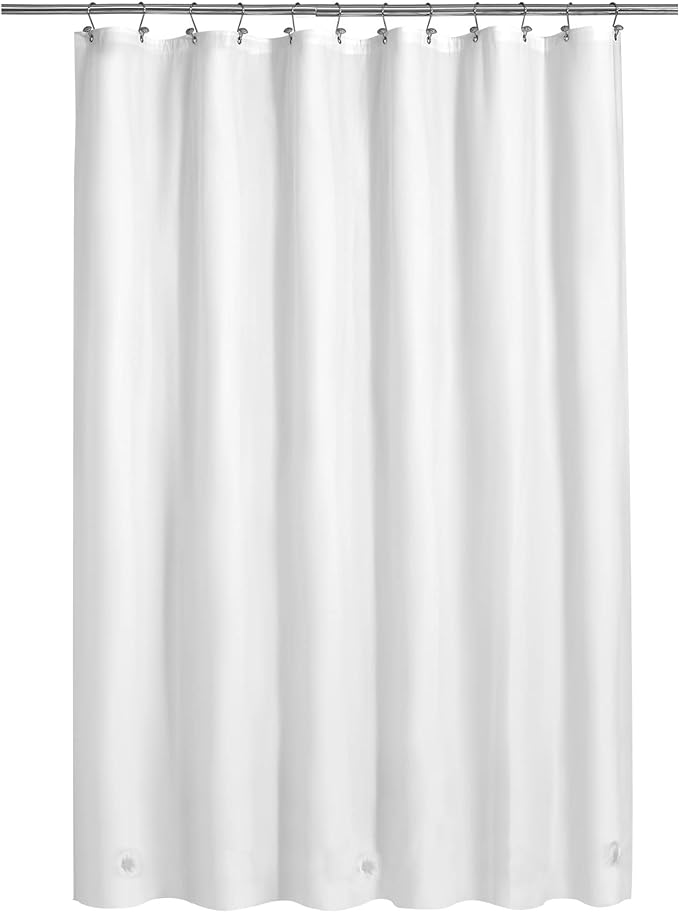 Barossa Design White Shower Curtain Liner by BarossaDesign