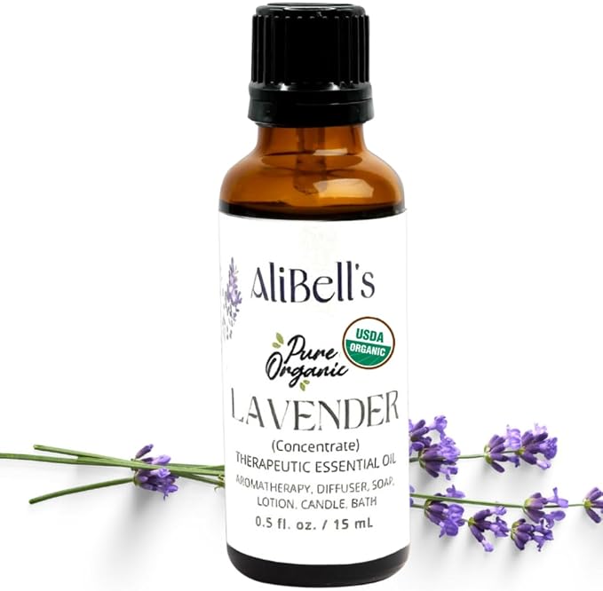 Lavender Oil Organic - 15ml- Wool Dryer Balls Essential Oil by AliBellsEssentials