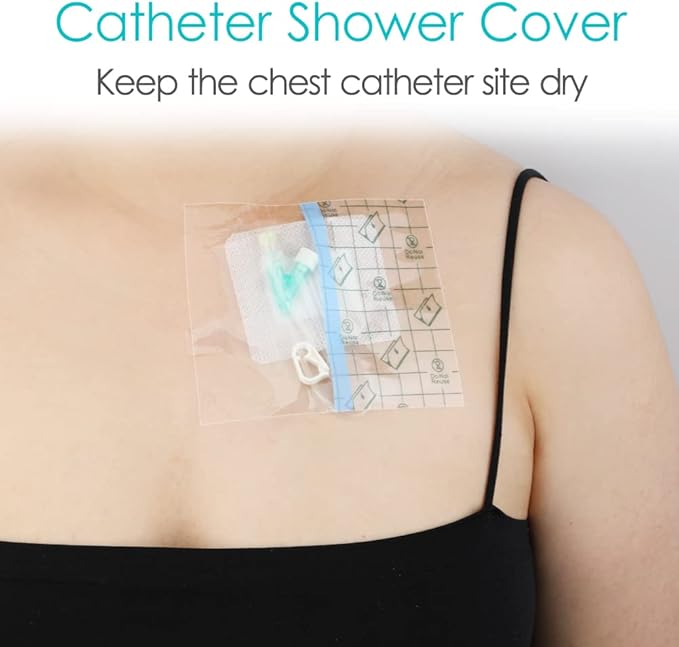 50Pcs Waterproof Shower Protector Bandage 4x4.7 inch - Image 2