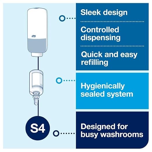 Tork Intuition Sensor Skincare Dispenser Stainless Steel S4, - Image 6