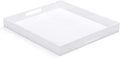 White Modern Acrylic Ottoman Tray by ATOZONE
