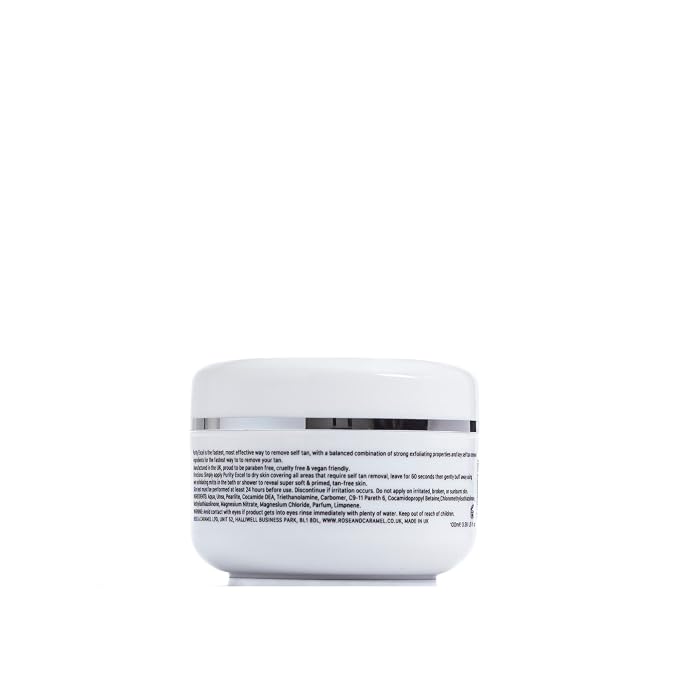 Rose & Caramel Purity Excel 60 Second Self Tan Remover 100ml - Image 3
