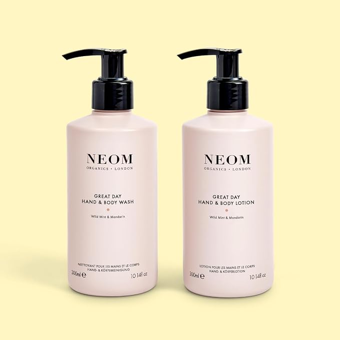 Neom – Great Day Hand & Body Lotion, 300ml | Wild Mint & Mandarin | Nourish and - Image 5