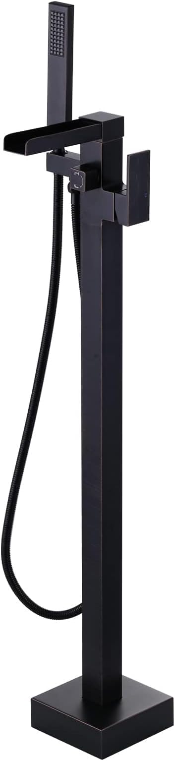 Freestanding Tub Faucet Oil Rubbed Bronze: ALEASHA High Flow Max 6.74 GPM Free by ALEASHA