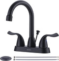 ARCORA Matte Black Bathroom Faucet, 4 Inch Centerset Bathroom Sink Faucet by ARCORA