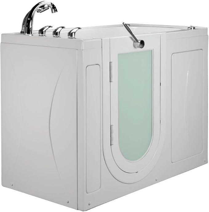 Ella Capri 30"x52" Acrylic Air and Hydro Massage and Heated Seat Walk-In Bathtub - Image 15