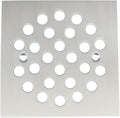 4-1/4 Inch Screw-in Square Floor Drain Cover Replacement Shower Grates by poyde