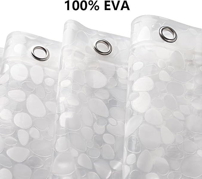 WELTRXE Extra Long Shower Curtain Liner, 72 x 84 Inch EVA Water Repellent - Image 2