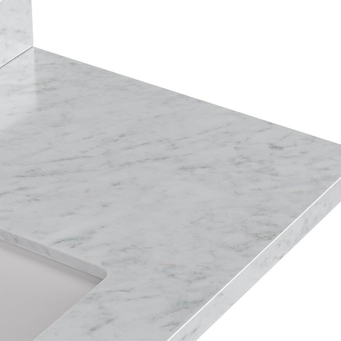 ARIEL Cambridge 37 Inch Single Rectangular Sink Bathroom Vanity - Image 13