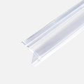 Shower Door Side Seal Strip, 79 Inch F-Type Frameless Shower Door Seal by FOCMKEAS