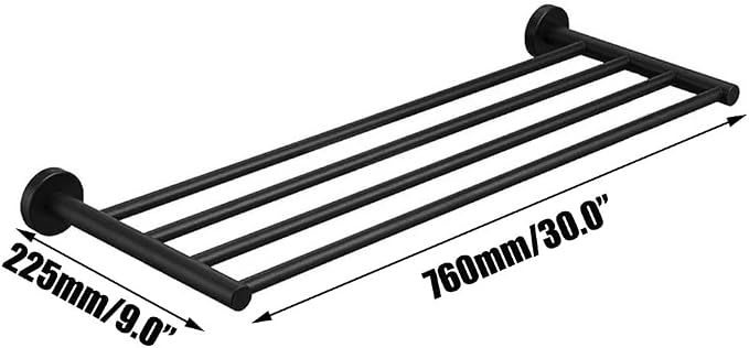 30 Inch Bathroom Towel Rack, Hotel Style Towel Racks - Image 2