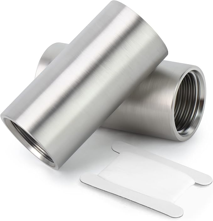 TAISHER 2PCS Stainless Steel Pipe Fittings, 3/8" NPT x 3/8" NPT Female Threaded by TAISHER