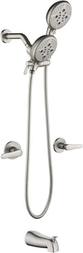 2 Handles Tub Shower Faucet Set Shower System by SHAMANDA