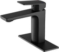 VOTON Matte Black Bathroom Faucet 1 Hole, Single Handle Bathroom Sink Faucets by VOTON