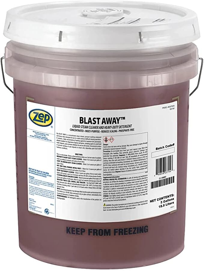 Zep Blast Away Liquid Steam Cleaner and Heavy-Duty Detergent by Zep
