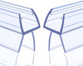 Frameless Shower Door Bottom Seal 2-Pack Think 1/4" Long 36'' Shower Door Sweep by ExpertofShowerGlassDoor