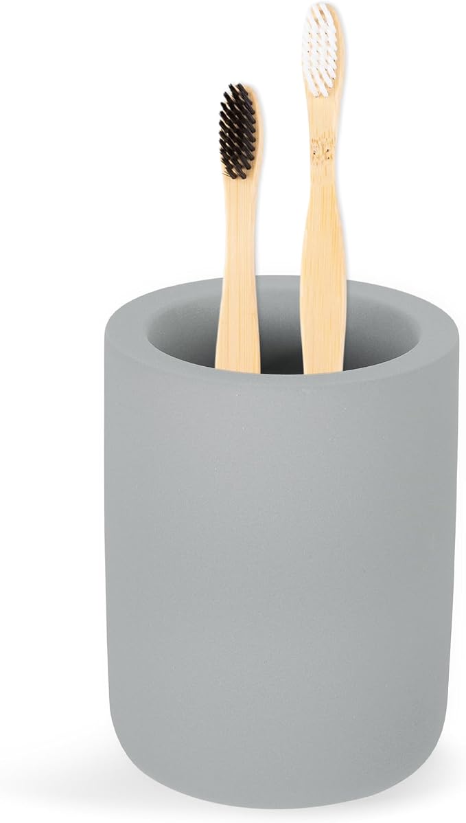 Toothbrush Holder, Diatomite Bathroom Organizer, Toothbrush & Toothpaste Holder by Renew