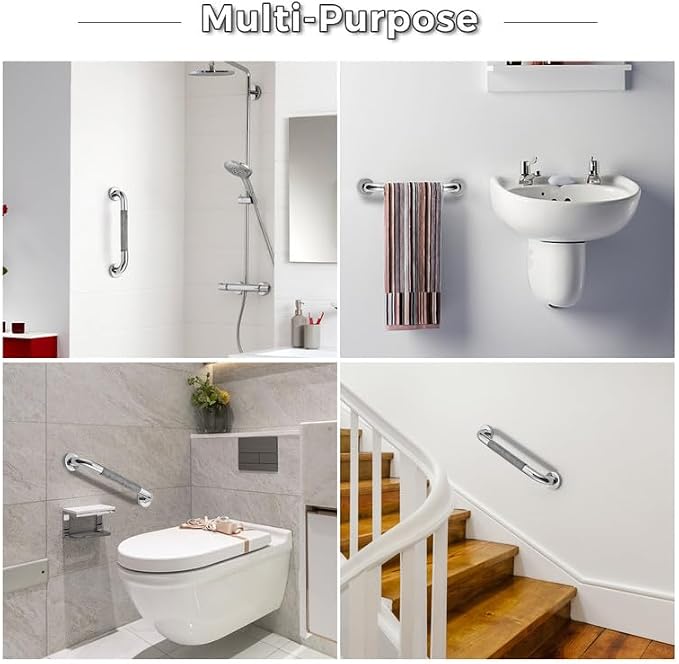 Grab Bars for Shower, 1 Pack 16-Inch Anti Slip Shower Handles for Elderly - Image 6
