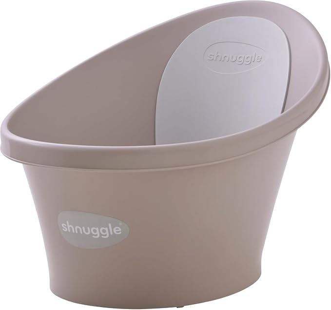 Shnuggle Newborn Baby Bath | Built in Support Bump and Soft Backrest | Suitable by Shnuggle