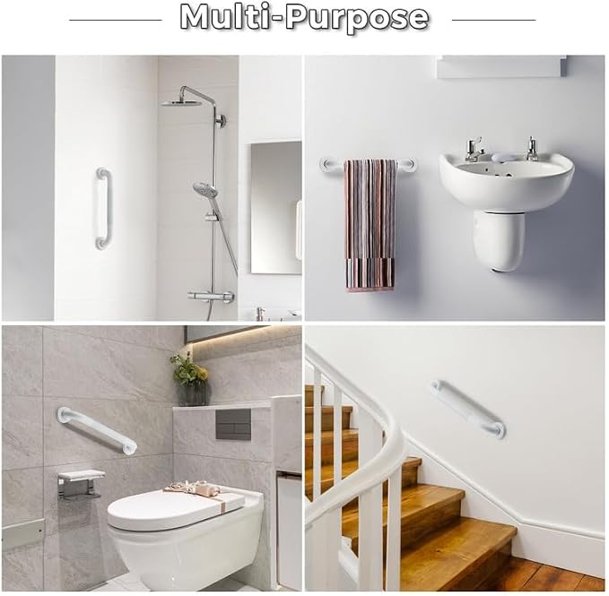 Grab Bars for Shower, 1 Pack 12-Inch Anti Slip Shower Handles for Elderly - Image 6