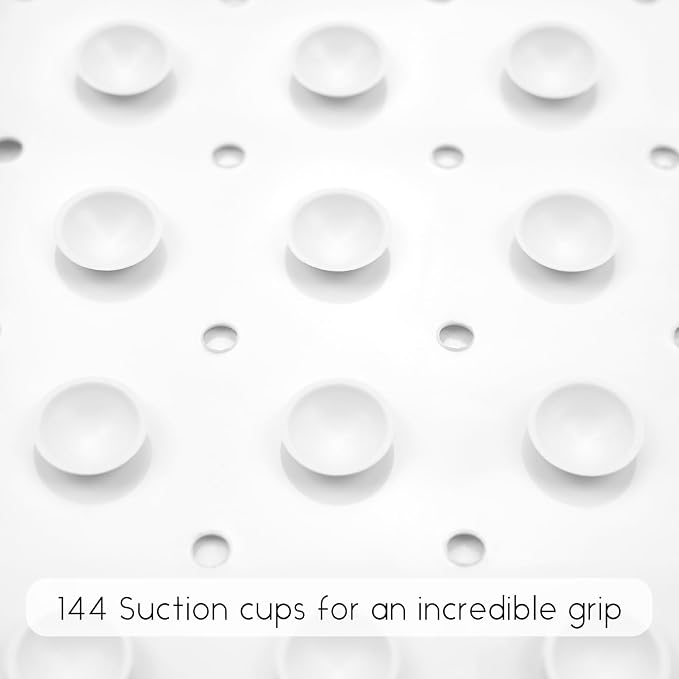 Bathtub Mat Non Slip, Get Naked Square Bath tub Mat Shower Floor Mat - Image 3