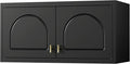 Wall Upper Storage Cabinet, Metal Bathroom Wall Mounted Cabinet, 15 Inch by Steeloong