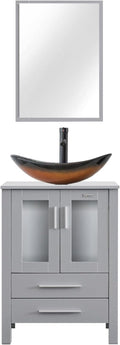 eclife 24" Modern Bathroom Vanity Sink Combo Freestanding Cabinet by eclife