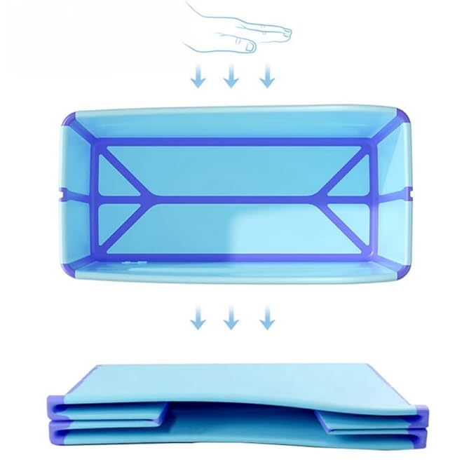 Large Foldable Bathtub for Toddler Collapsible Baby Bathtub Portable Bath tub - Image 7