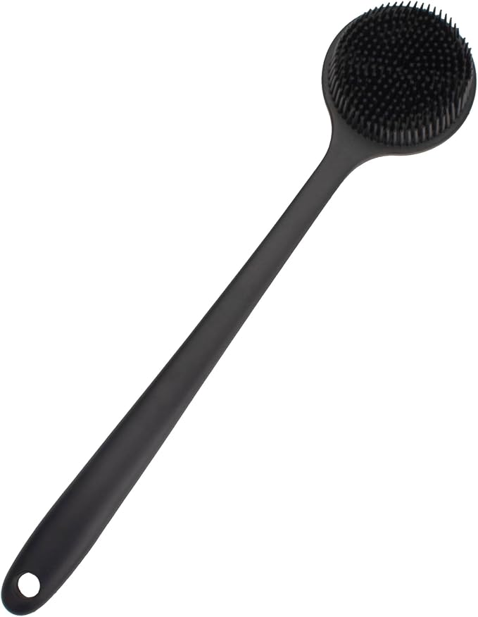 Back Scrubber for Shower, Soft Silicone Back Shower Brush Bath Body Scrubber - Image 9