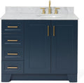 ARIEL Taylor 43 Inch Blue Bathroom Vanity by Ariel