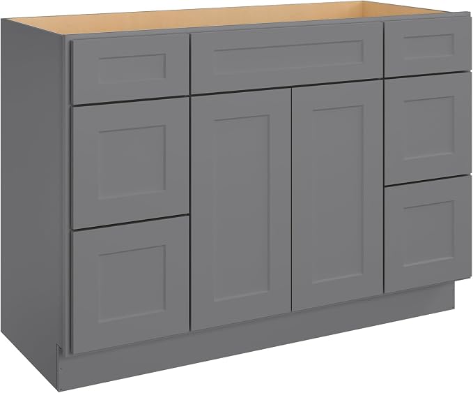 ROOMTEC Bathroom Cabinet, Soft-Close Drawer Slides Morden Bathroom Sink Vanity by ROOMTEC