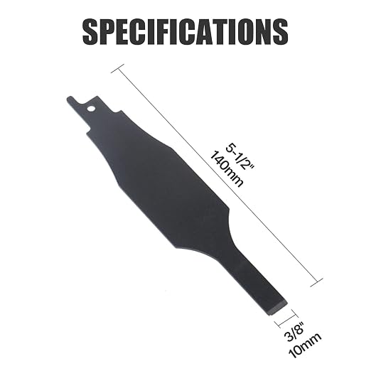 2/5inch HCS reciprocating Saw Blade Saber Shovel Length Cleaning Tool - Image 6