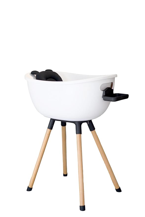 Luxury Baby Bathtub with Wooden Stand – 3-Stage Convertible, Ergonomic & - Image 8