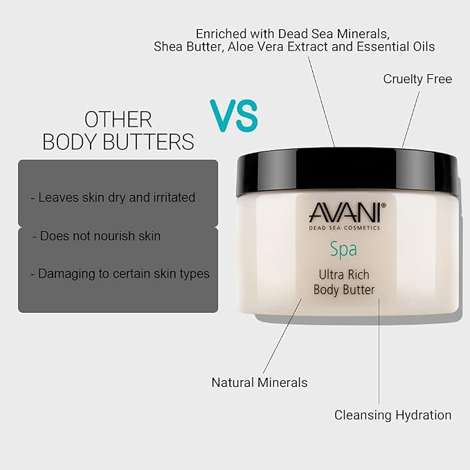 Avani Dead Sea Body Butter – Ultra-Rich Exfoliating & Hydrating Formula - Image 4