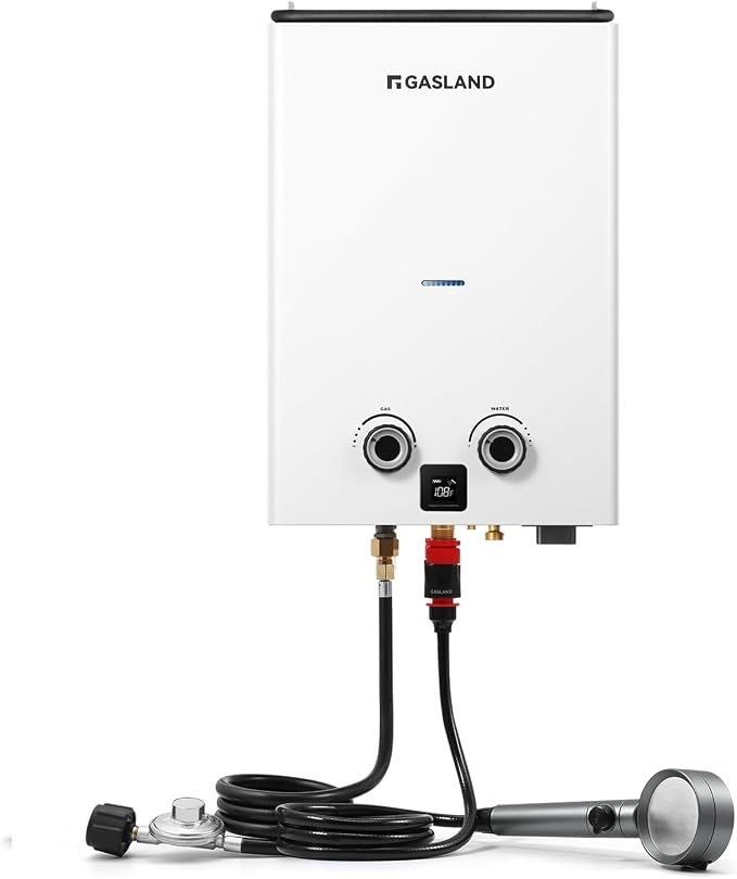 GASLAND Goshower G10 2.64GPM Outdoor Propane Tankless Water Heater, Ultra Slim by GASLAND