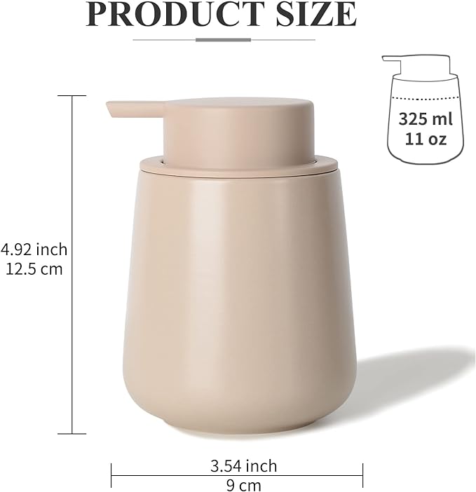 BosilunLife Foam Hand Soap Dispenser - 12 oz Bathroom Lotion Pump - Image 2
