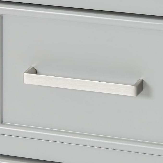ARIEL Stafford 54" Grey Bathroom Vanity Base Cabinet, Single Sink Configuration - Image 10