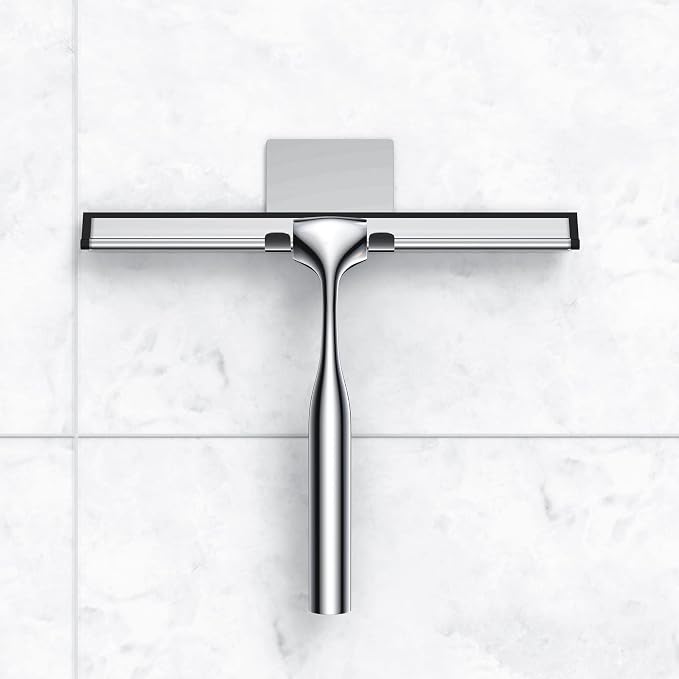 Stainless Steel Squeegee for Shower Glass Doors, 10-Inch All-Purpose Squeegee - Image 5