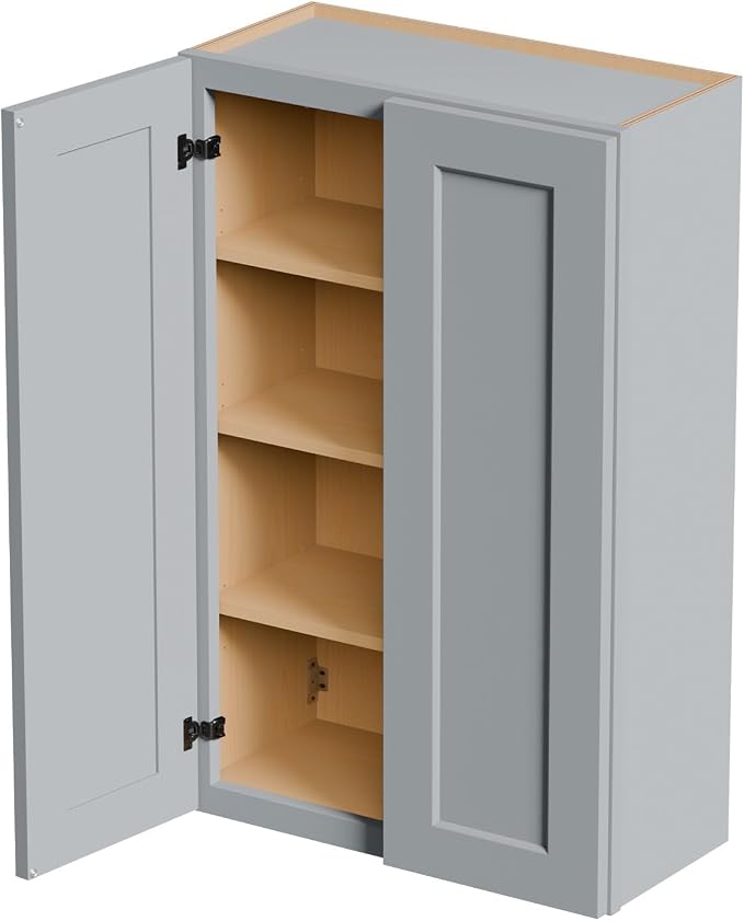 27 Inch Medicine Cabinet Wall Mounted, Solid Wood Over The Toilet Storage - Image 8