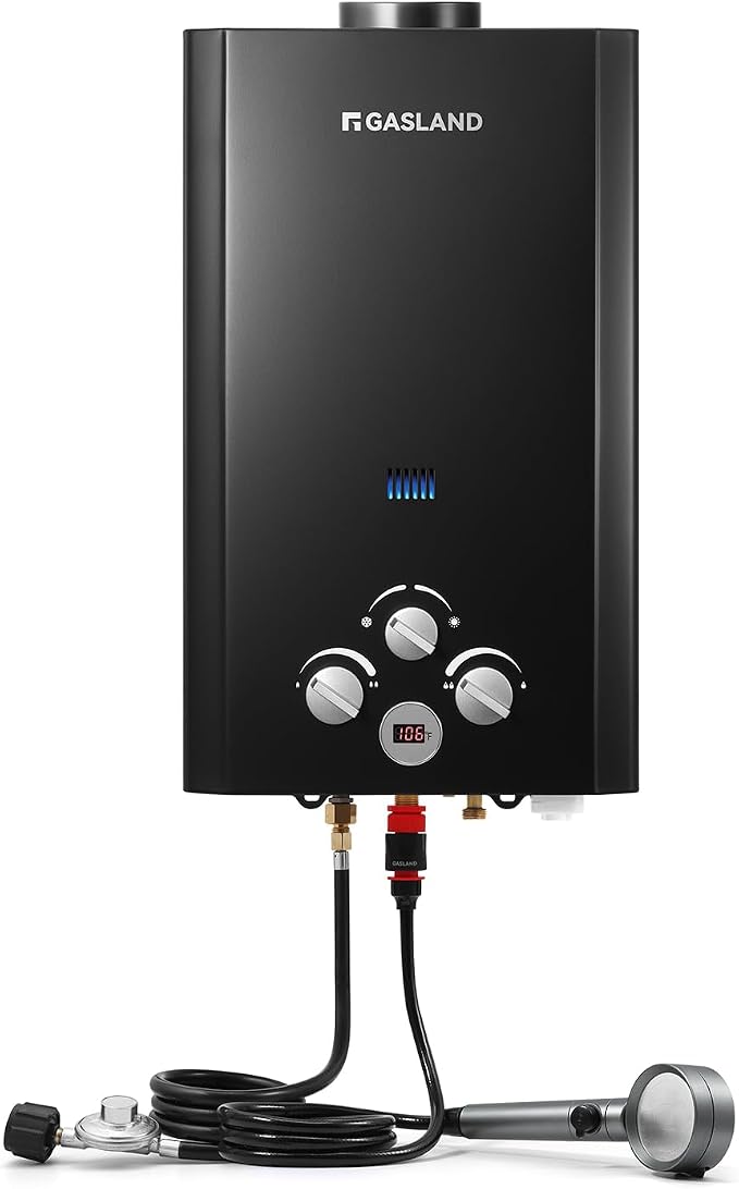 GASLAND 2.64GPM Propane Tankless Water Heater Outdoor 10L by GASLAND