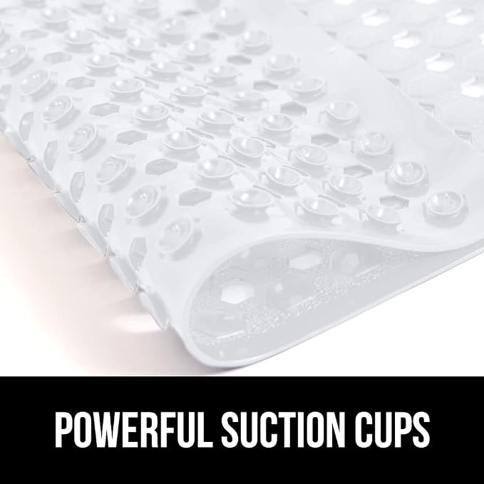 GORILLA GRIP Patented Bath Tub Shower Mat, Machine Washable Bathtub Floor Liner - Image 3