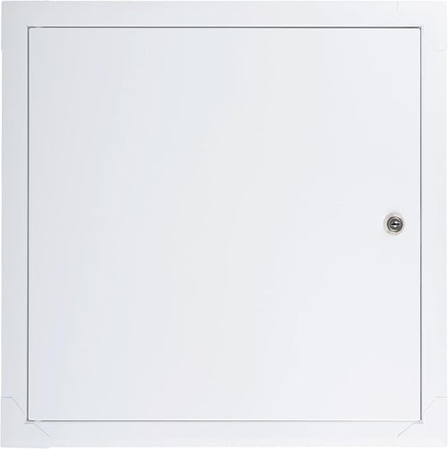 16" x 16" Lockable White Metal Access Panel. Service Shaft Door Panel - Image 2