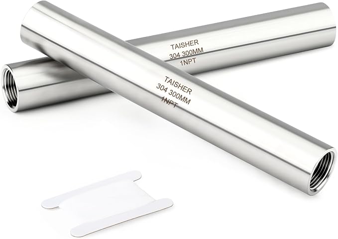 TAISHER 2PCS Stainless Steel Pipe Fittings by TAISHER