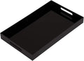 Glossy Black Sturdy Acrylic Serving Tray by KEVLANG